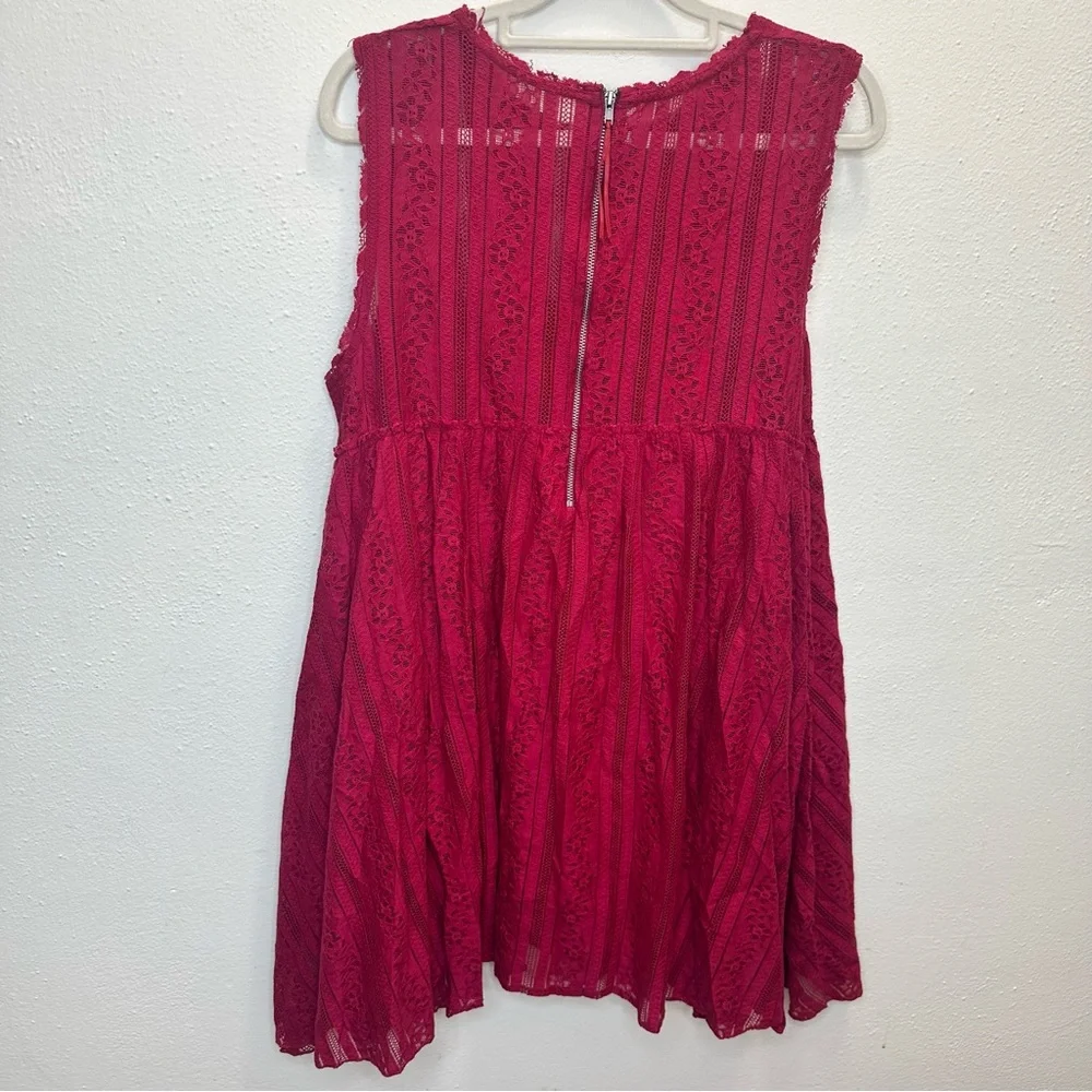Free People Tu Es La Lace Mini Dress Size Medium